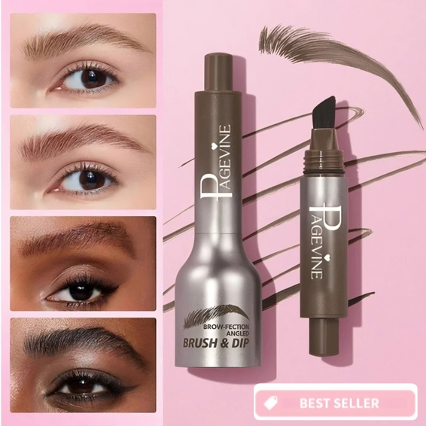 Pennello angolato per microblading sopracciglia Brow-fection